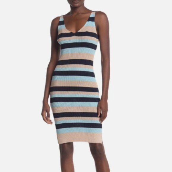 BCBGMAXAZRIA Striped Tank Dress S - Picture 8 of 8
